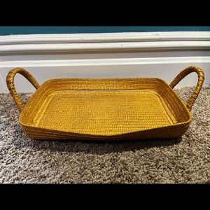 Vintage Italian Basket with Handles